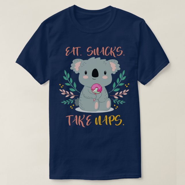 Camiseta Aussie Gift Austrália Animal Koala (Frente do Design)