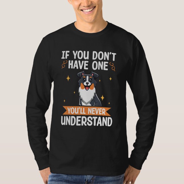 Camiseta Aussie  Graphic Women Men Kid Australian Shepherd  (Frente)