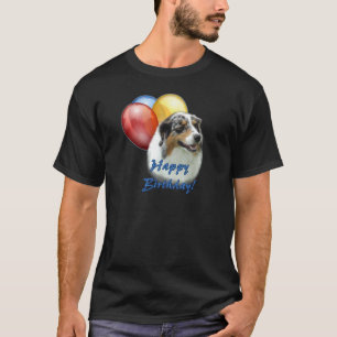 Camiseta Aussie Happy Birthday Balloons