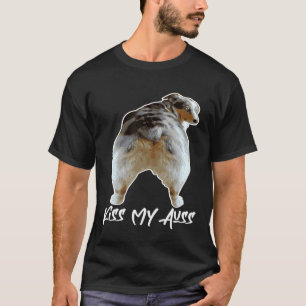 Camiseta Aussie Shepherd Love Dog Australiano Shepard Kiss