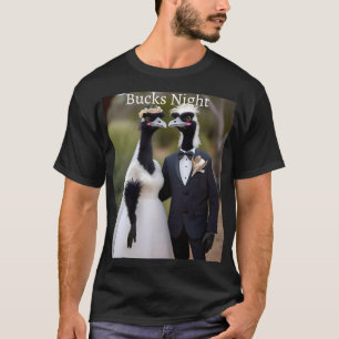 Camiseta Aussie Wedding Australian Emus, Bucks Night Tshirt