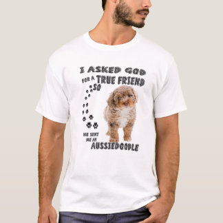 Camiseta Aussiedoodle Cita Mãe, Pai Aussiepoo, Cute Aussie