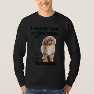 Camiseta Aussiedoodle Citação Mãe Aussiepoo Pai Cute Aussie