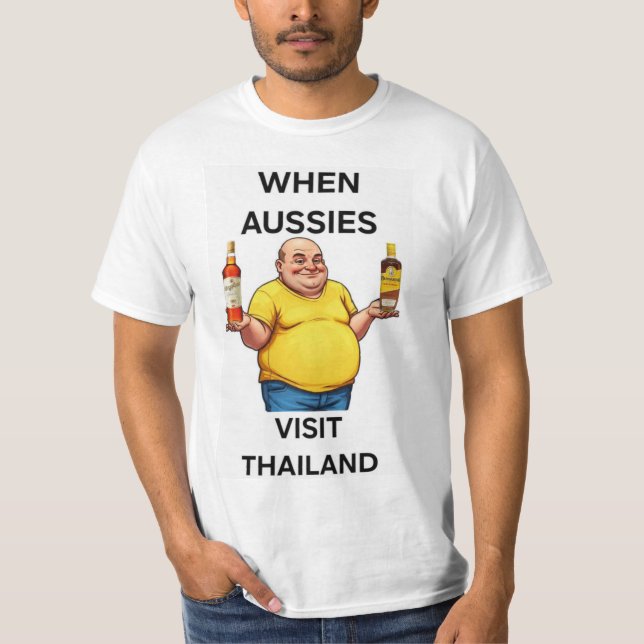 Camiseta Aussies na Tailândia  (Frente)