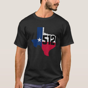 Camiseta Austin Area Code 512 Texas Phone Number Gift