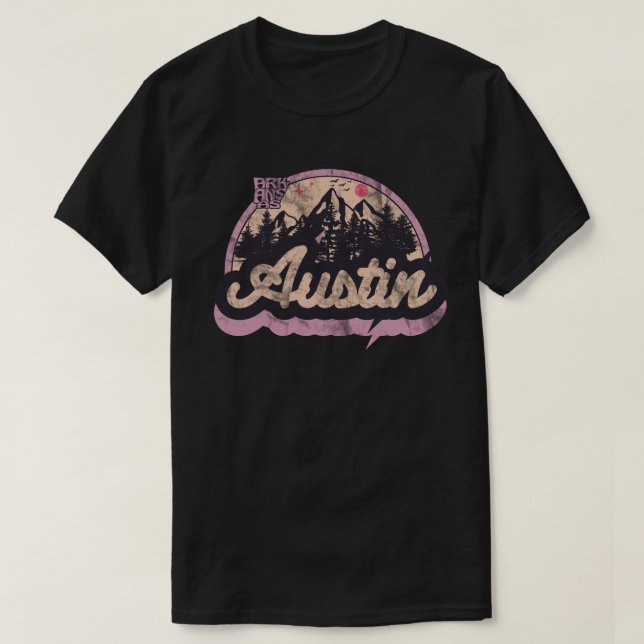 Camiseta Austin, Arkansas (Frente do Design)