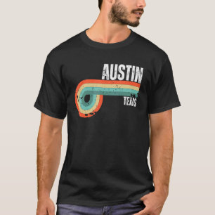 Camiseta Austin City Texas State Vintage Retro Souvenir