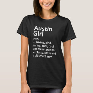 Camiseta Austin Girl In Indiana Funny City Home Roots