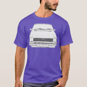 Camiseta Austin Metro 1980s clássico monocromático