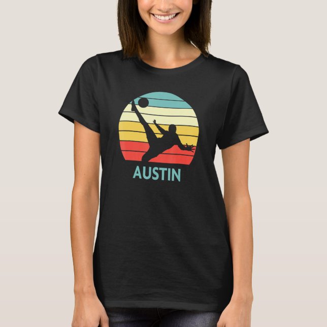 Camiseta Austin Name - Futebol Personalizado (Frente)