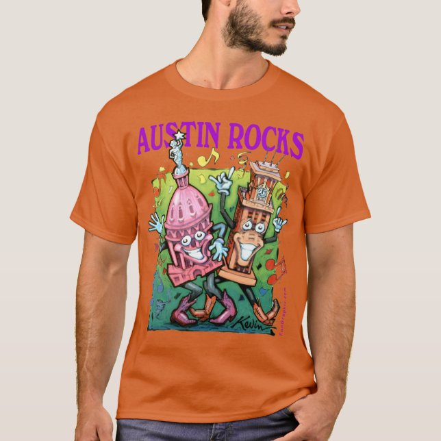Camiseta Austin Rocks (Frente)