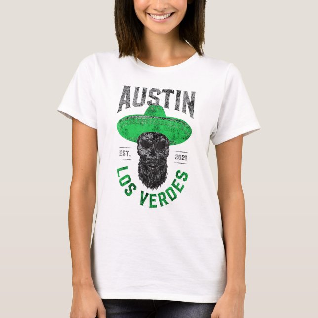 Camiseta Austin Soccer Austin Verdes Gear Austin Soccer Fc  (Frente)
