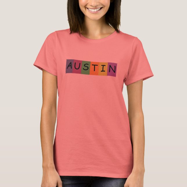 Camiseta Austin stamps (Frente)