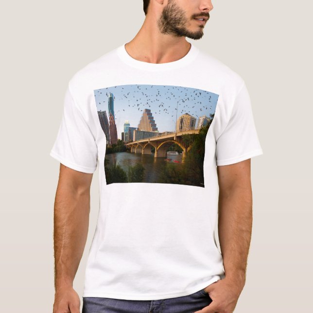 Camiseta Austin, Texas com Bats (Frente)