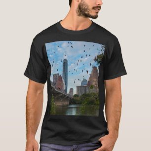 Camiseta Austin, Texas com ornamento cerâmico Bats