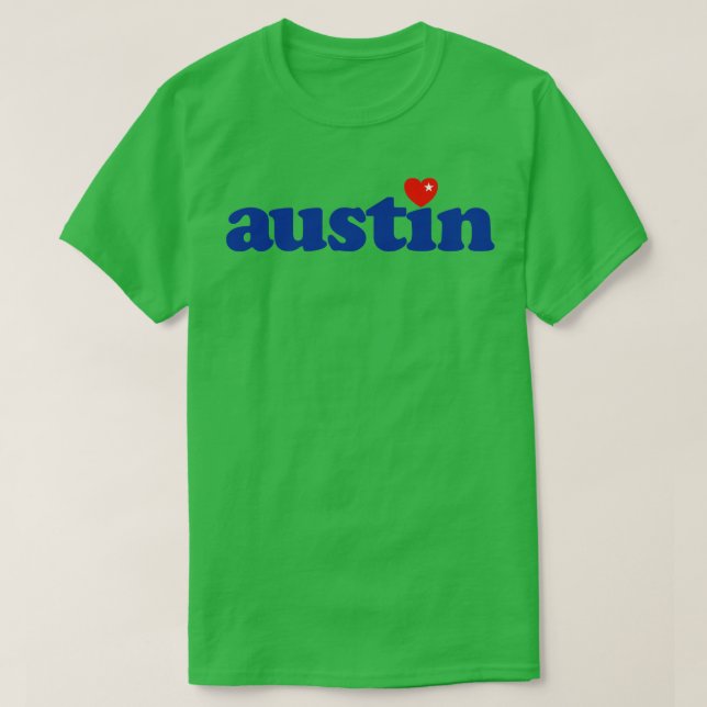 Camiseta Austin Texas Love (Frente do Design)