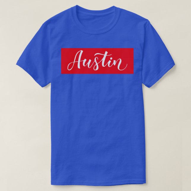 Camiseta Austin Texas me criou (Frente do Design)