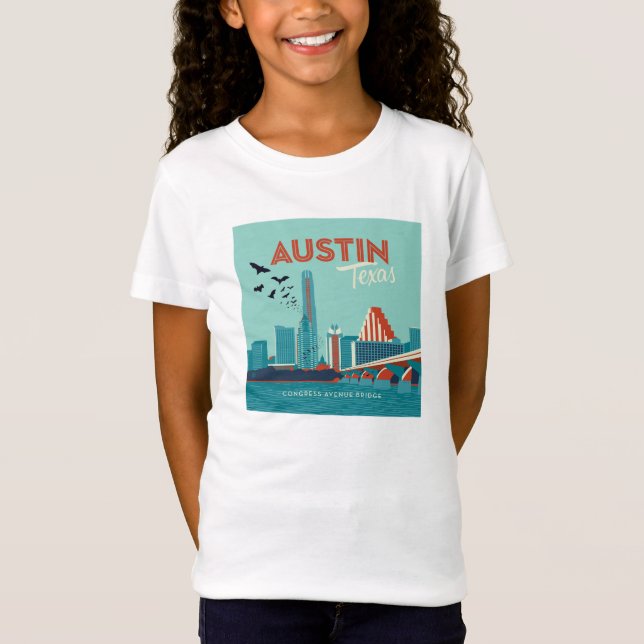 Camiseta Austin, Texas | Ponte Congress Avenue (Frente)