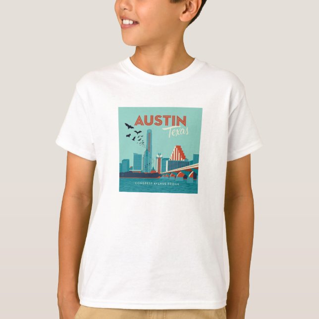 Camiseta Austin, Texas | Ponte Congress Avenue (Frente)
