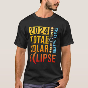 Camiseta Austin Texas Tx Total Eclipse Solar 2024