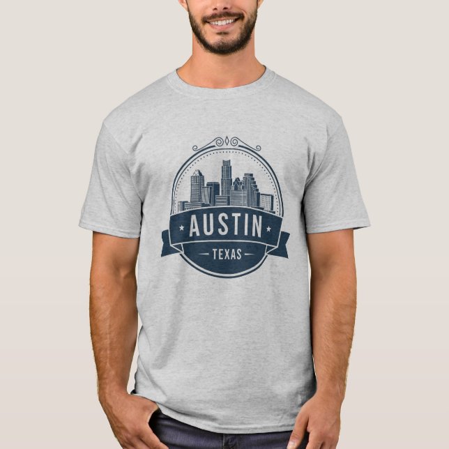 Camiseta Austin Texas Viagem Souvenir (Frente)