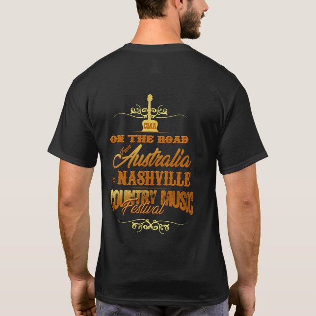 Camiseta Austrália aos t-shirt do Fest da música de (Verso)