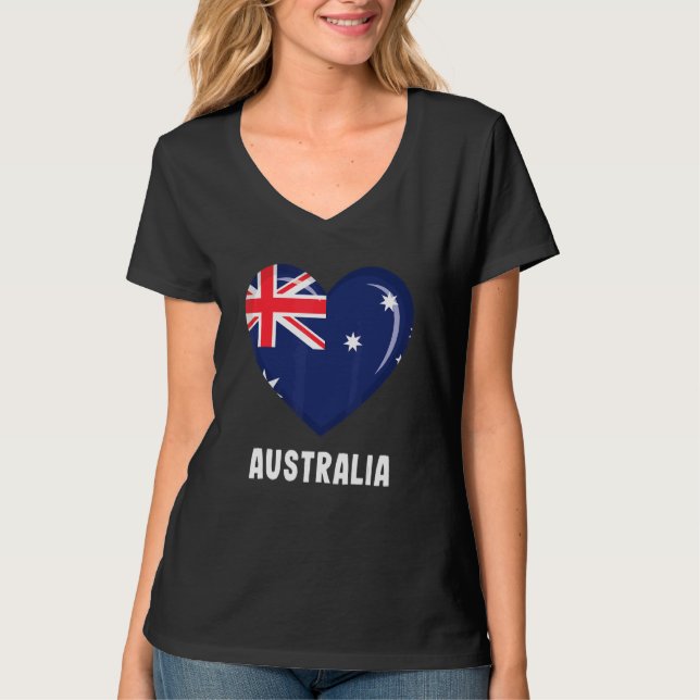 Camiseta Austrália Bandeira Austrália (Frente)