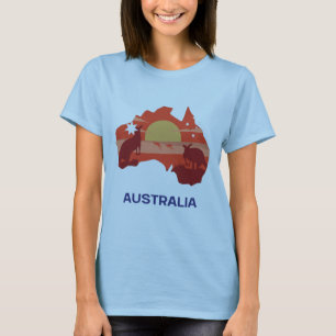 Camiseta Austrália Belo Continente