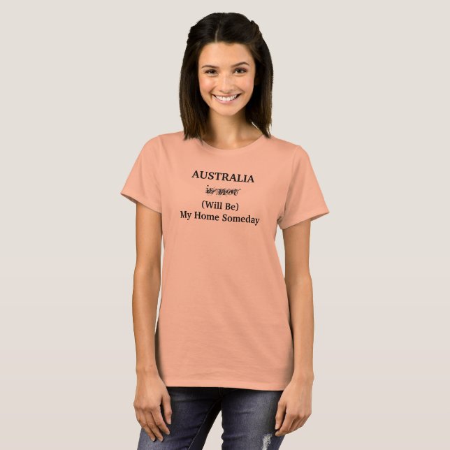 Camiseta AUSTRÁLIA Casa Algum Dia (Frente Completa)