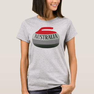 Camiseta Austrália Curling Rock T-Shirt