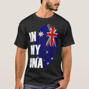 Camiseta Austrália em Meu DNA Homens Mulheres Crianças