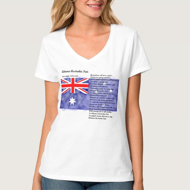 Camiseta Austrália - Feira Avançada da Austrália (Frente)