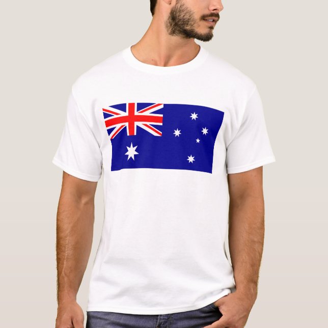 Camiseta Australia Flag T-Shirt, Patriotic T-Shirts, (Frente)