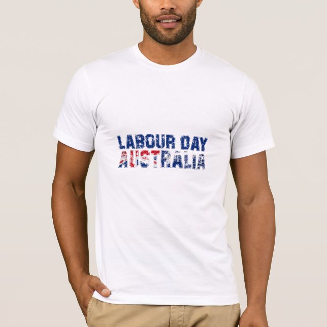Camiseta austrália Labor Day (Frente)