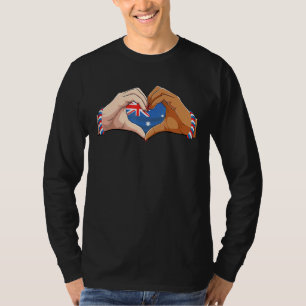 Camiseta Austrália Mulheres Homens Patriótico Bandeira Aust
