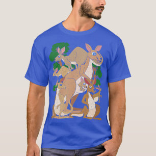 Camiseta Austrália Outback Marsupial Animal Kangaroo