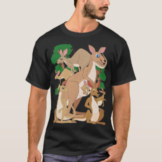 Camiseta Austrália Outback Marsupial Animal Kangaroo