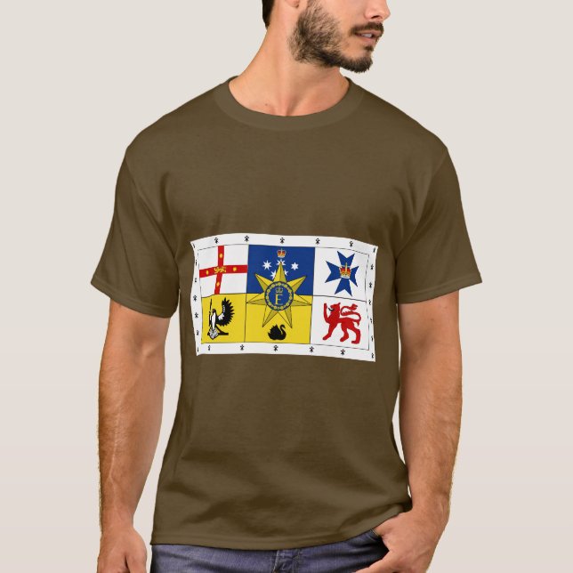 Camiseta Austrália padrão real, Austrália (Frente)