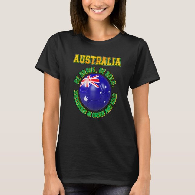 Camiseta Australia Slogan for Australian football team fans (Frente)