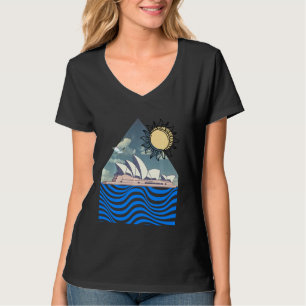 Camiseta Austrália Souvenir - Sydney Opera House - Aussie O