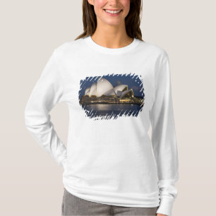 Camiseta Austrália, Sydney. Casa da Ópera à noite em