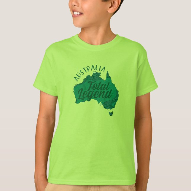 CAMISETA AUSTRÁLIA TOTAL LEGENDA VERDE (Frente)