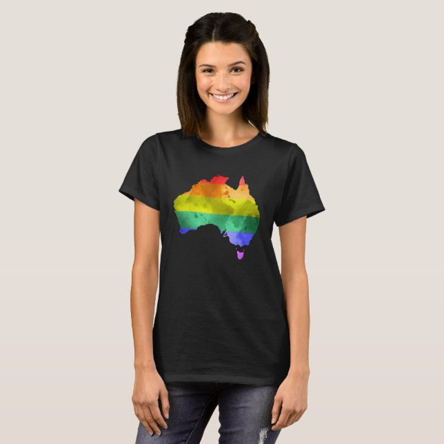 Camiseta Austrália: Voto SIM no matrimónio homossexual (Frente Completa)