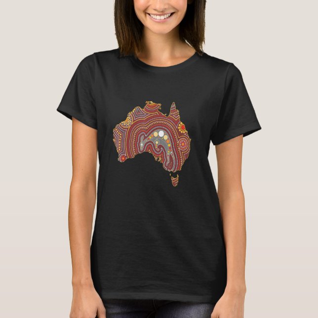 Camiseta Australian Aboriginal Indegineous Aussie (Frente)