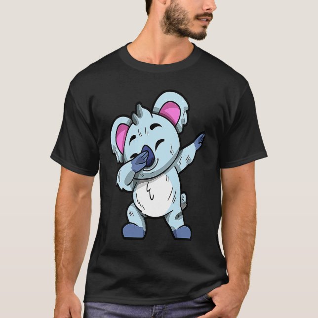 Camiseta Australian Animals Cute Dabbing Koala Bear (Frente)