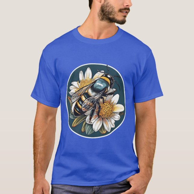 Camiseta Australian Blue Banded Bee A Unique Native Species (Frente)