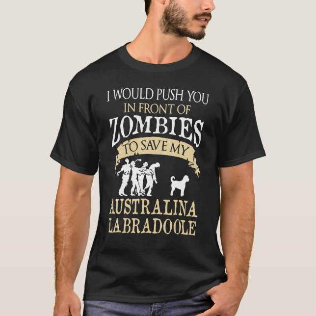 Camiseta Australian Labradoodle Dog Lovers (Frente)