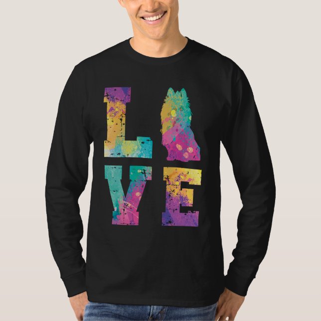 Camiseta Australian Terrier Love (Frente)