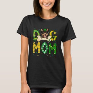 Camiseta australiana Kelpie Mãe Cachorro Mãe Rua Shamrock P