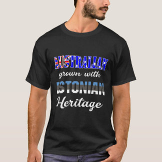 Camiseta Australiano com Patrimônio Estoniano